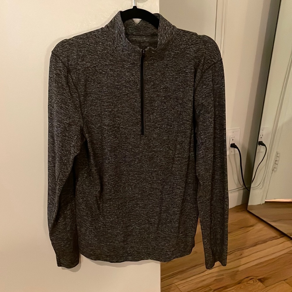 Grey Lulu quarter zip